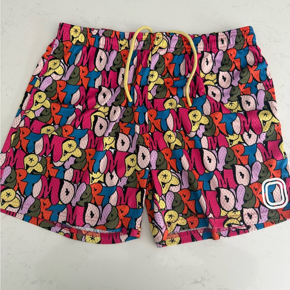 Colorful Graphic Men's Athletic Shorts